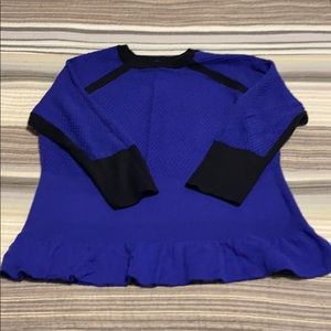 Flutter hem lightweight sweater